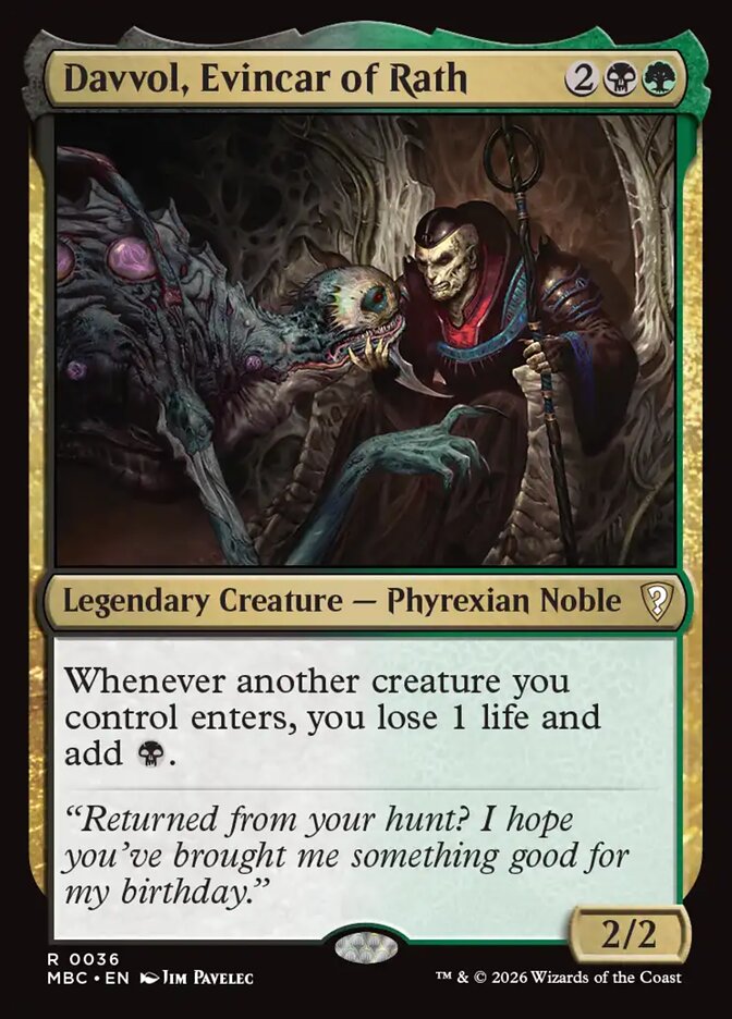 Davvol, Evincar of Rath - Mystery Booster Commander Edition