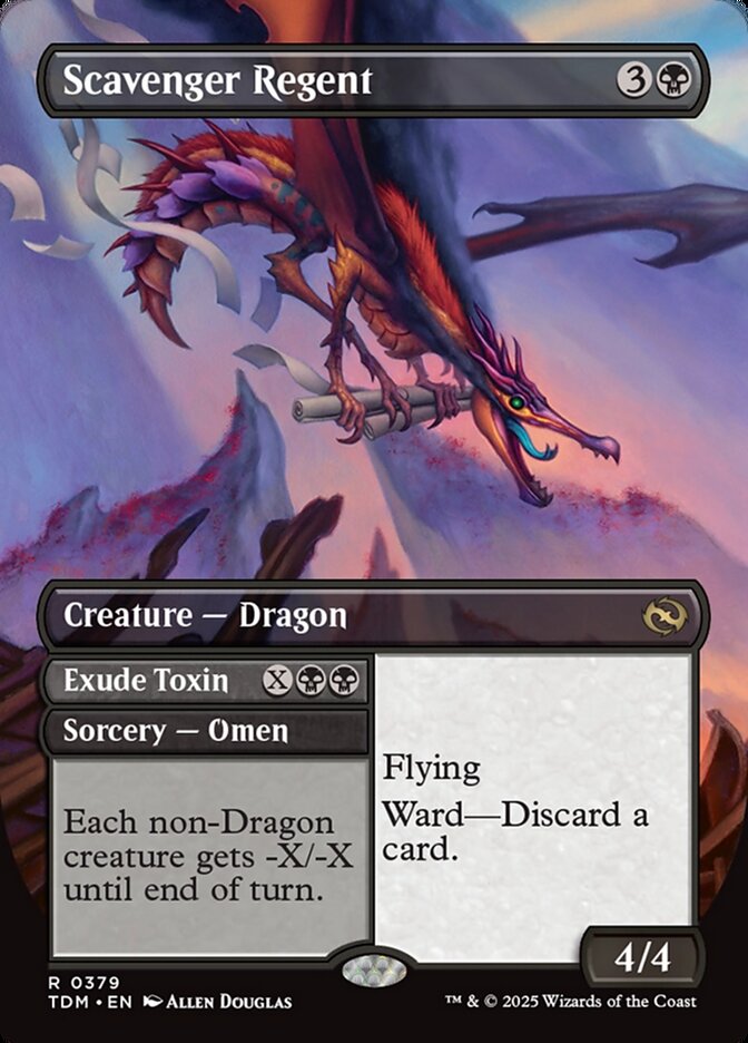 Scavenger Regent // Exude Toxin // Scavenger Regent - Tarkir: Dragonstorm