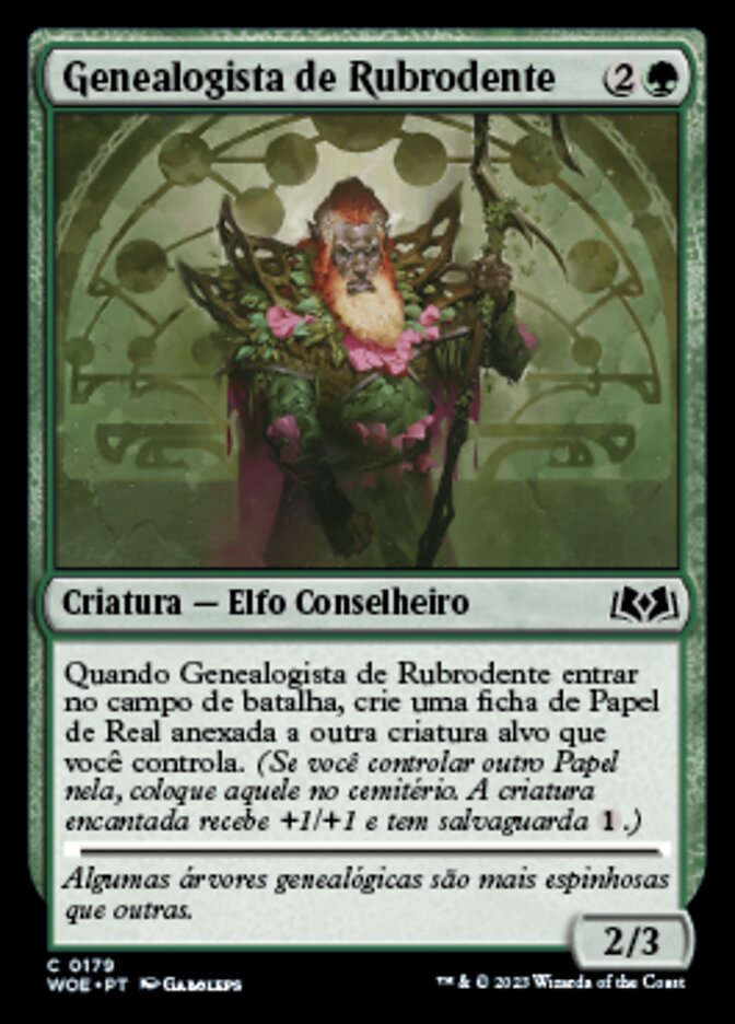 Genealogista de Rubrodente - Wilds of Eldraine