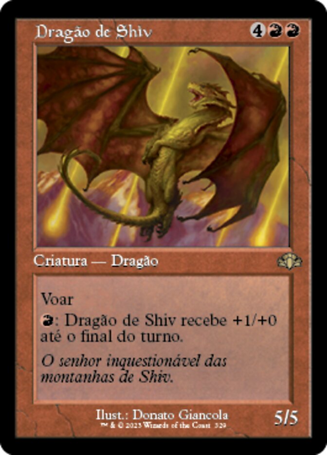 Dragão de Shiv - Dominaria Remastered