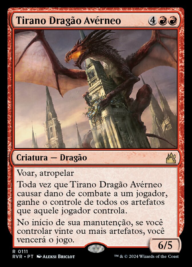 Tirano Dragão Avérneo - Ravnica Remastered