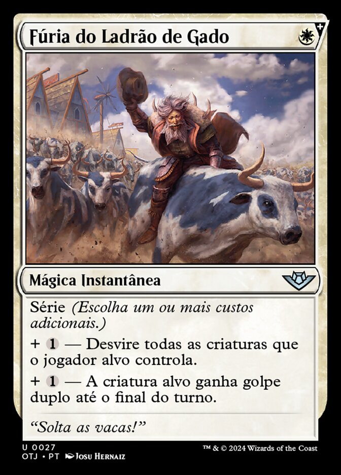 Fúria do Ladrão de Gado - Outlaws of Thunder Junction