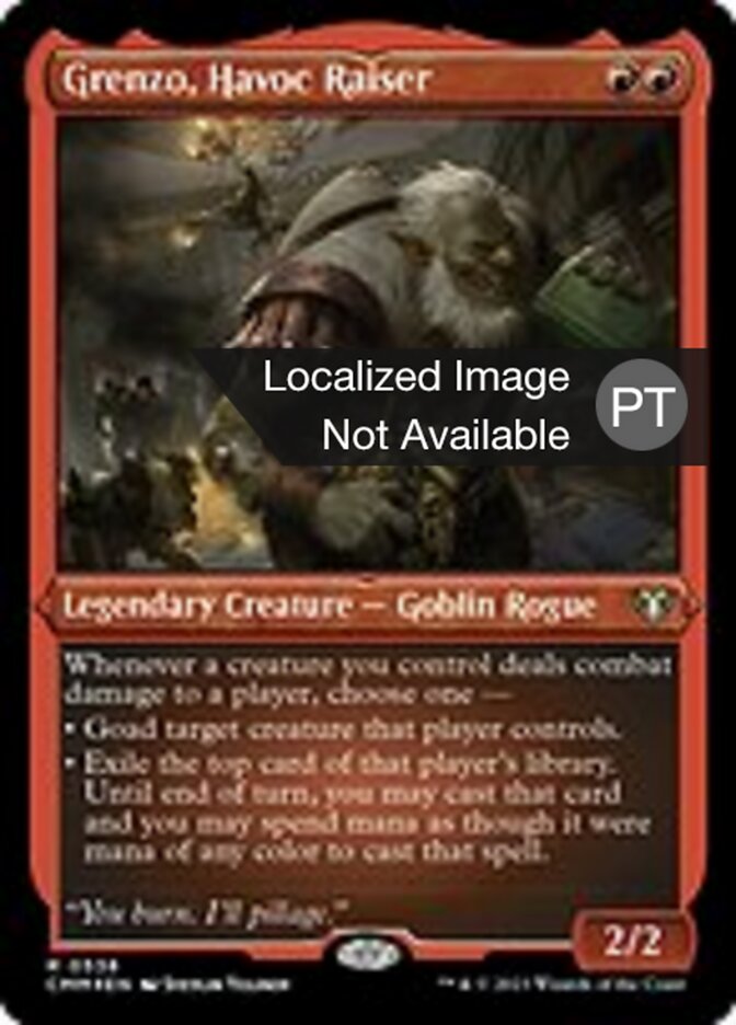 Grenzo, Instigador do Caos - Commander Masters
