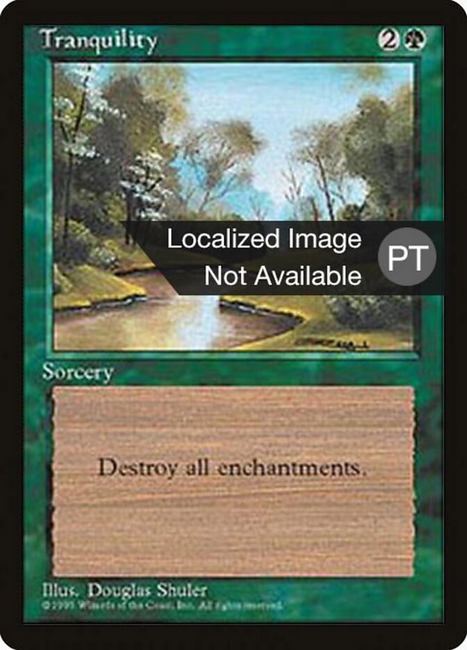 Tranqüilidade - Fourth Edition Foreign Black Border