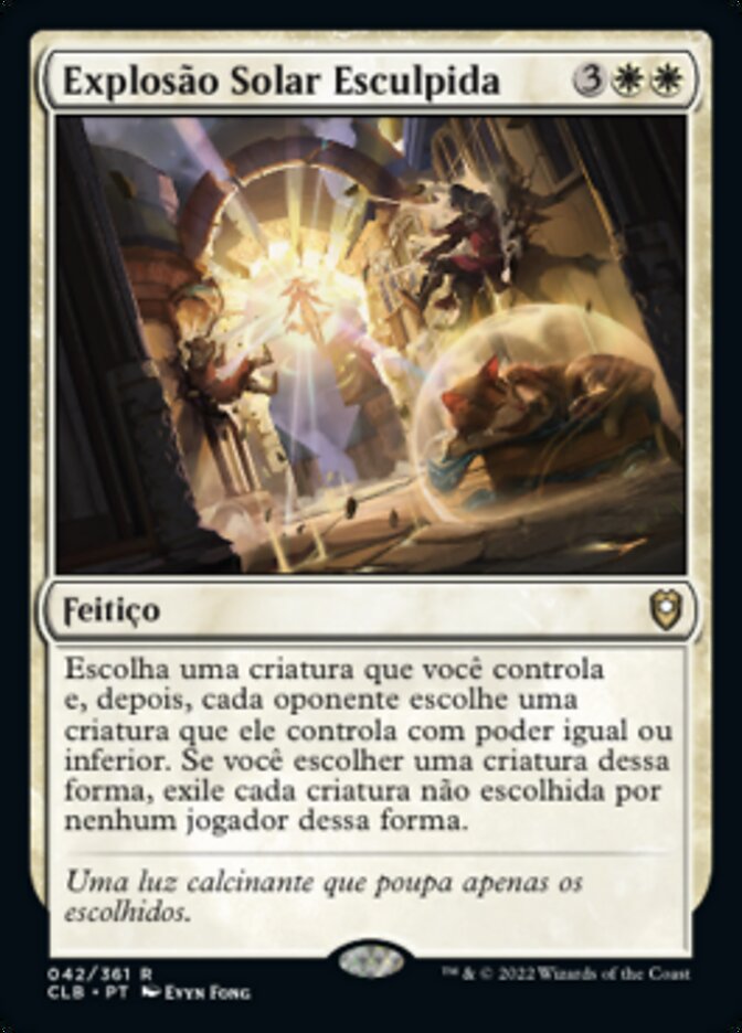 Explosão Solar Esculpida - Commander Legends: Battle for Baldur's Gate