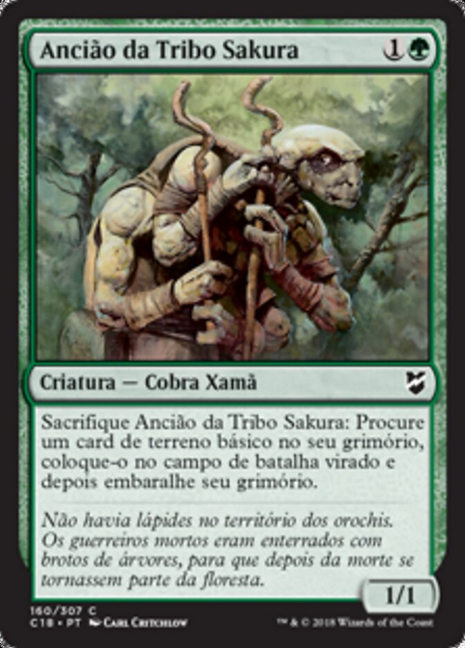 Ancião da Tribo Sakura - Commander 2018