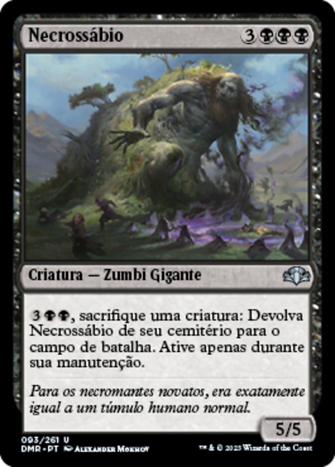 Necrossábio - Dominaria Remastered