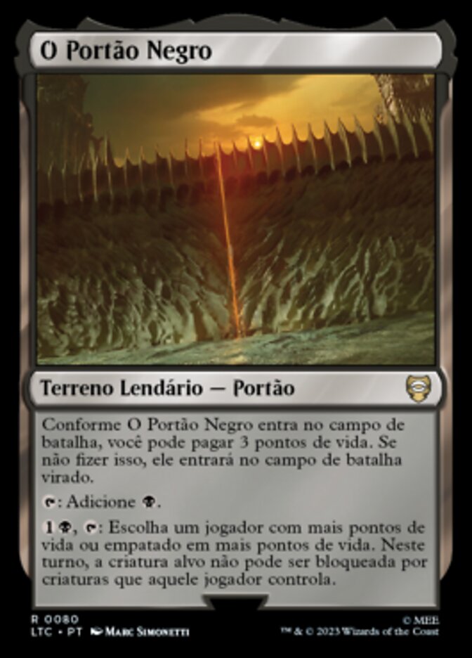 O Portão Negro - Tales of Middle-earth Commander
