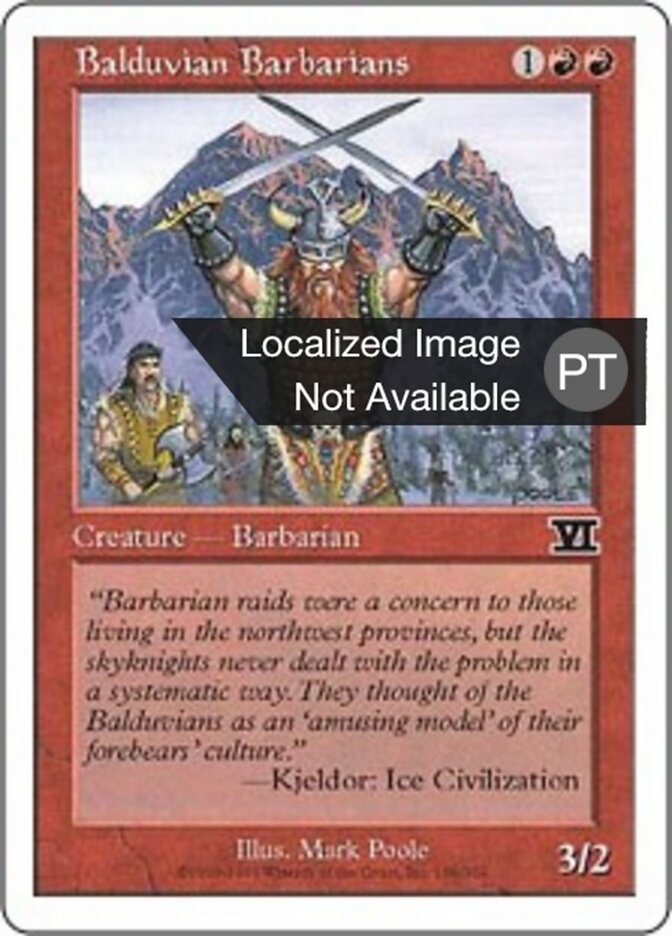 Bárbaros Balduvianos - Classic Sixth Edition