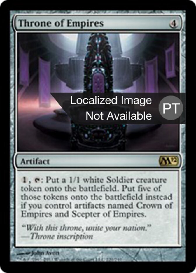 Trono dos Impérios - Magic 2012