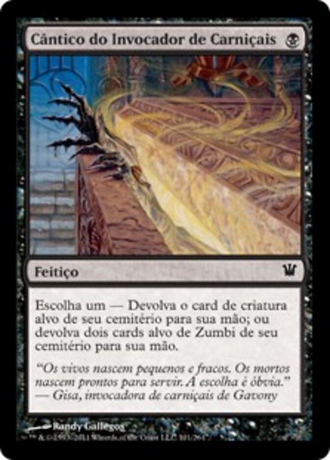 Cântico do Invocador de Carniçais - Innistrad