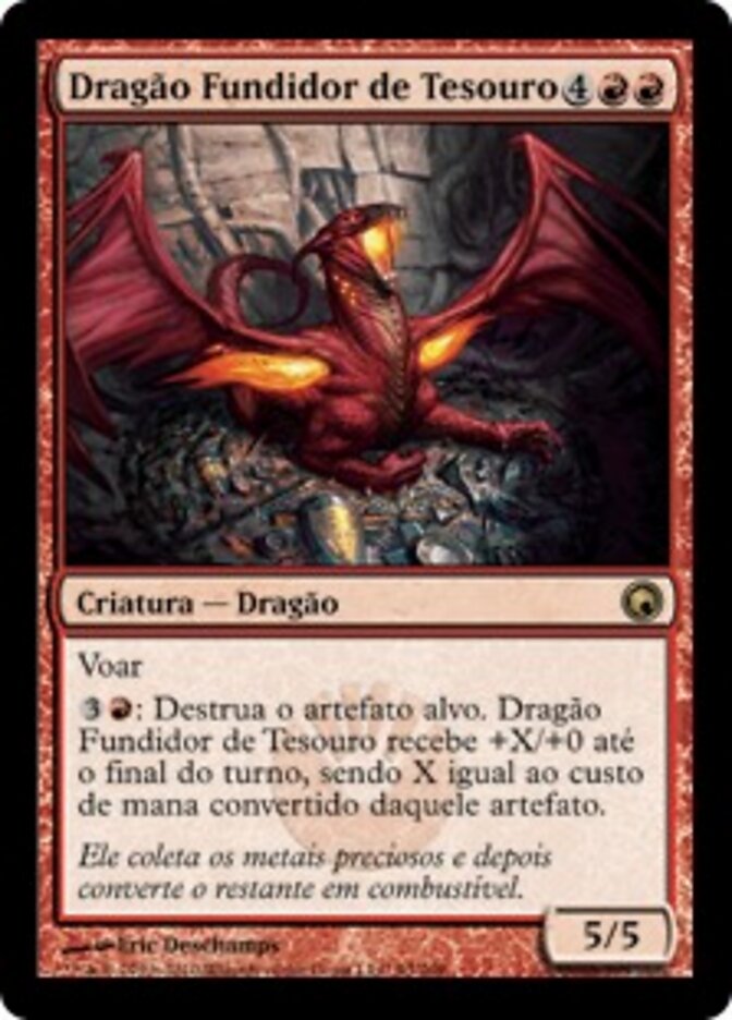 Dragão Fundidor de Tesouro - Scars of Mirrodin