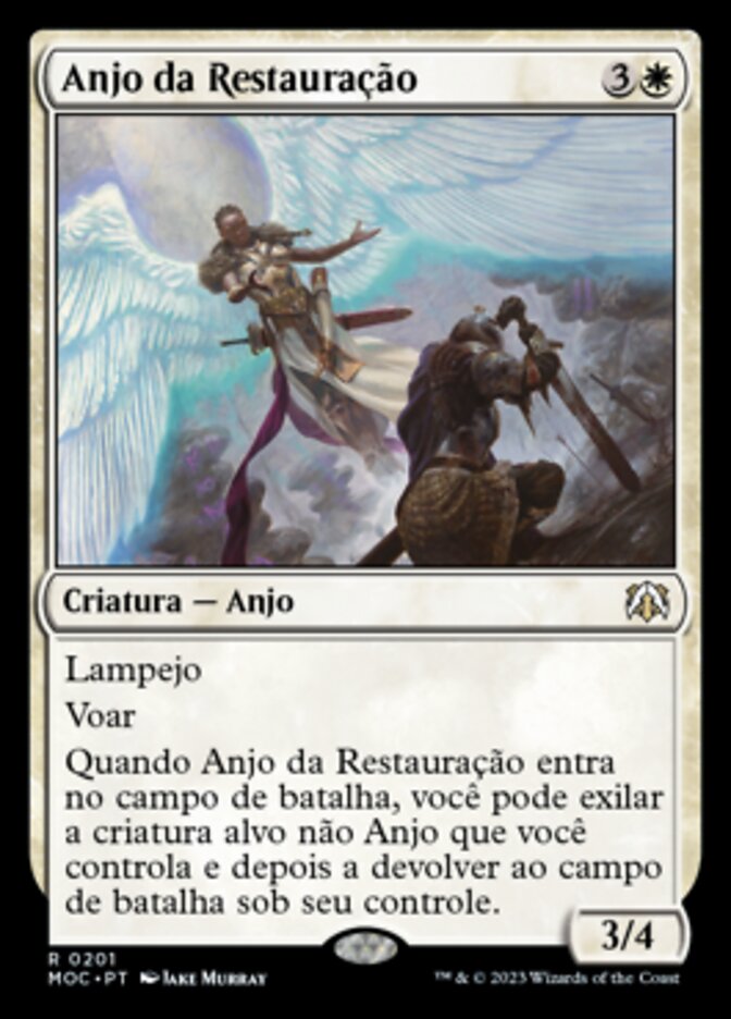 Anjo da Restauração - March of the Machine Commander