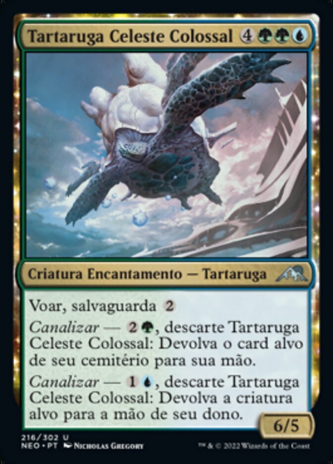 Tartaruga Celeste Colossal - Kamigawa: Neon Dynasty