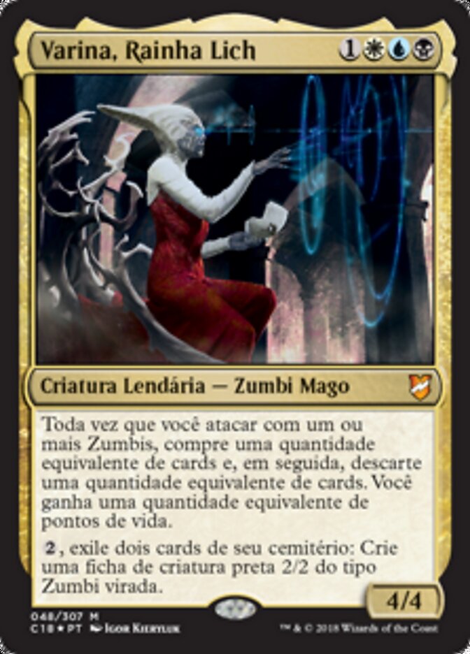 Varina, Rainha Lich - Commander 2018