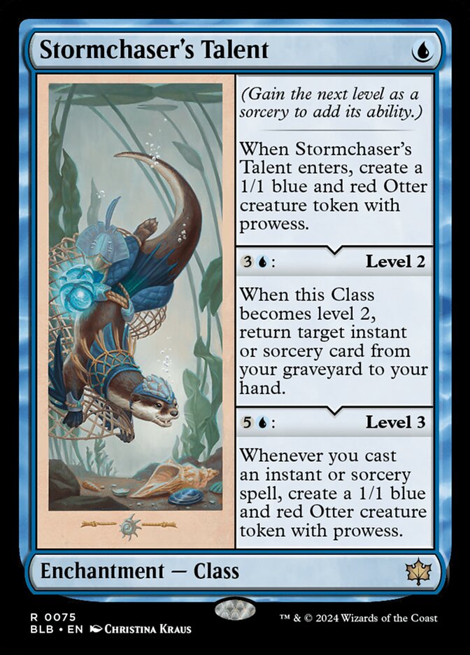 Stormchaser's Talent, Bloomburrow (Divulgação/Wizards of the Coast)