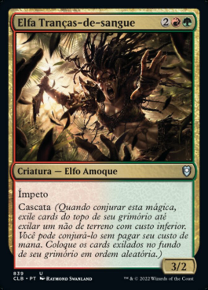 Elfa Tranças-de-sangue - Commander Legends: Battle for Baldur's Gate
