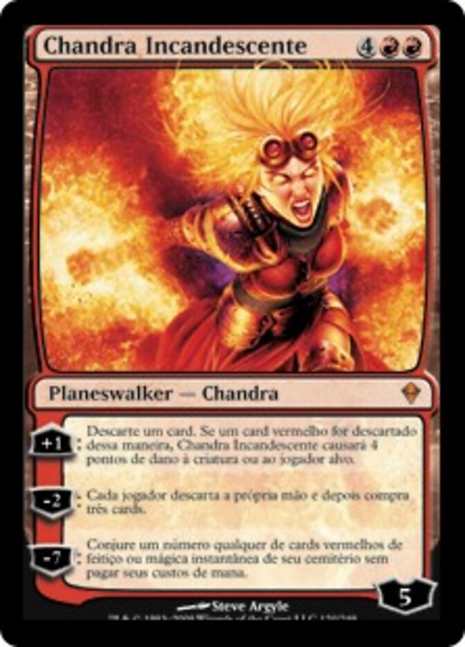 Chandra Incandescente - Zendikar