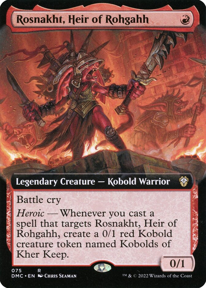 Rosnakht, Heir of Rohgahh - Dominaria United Commander