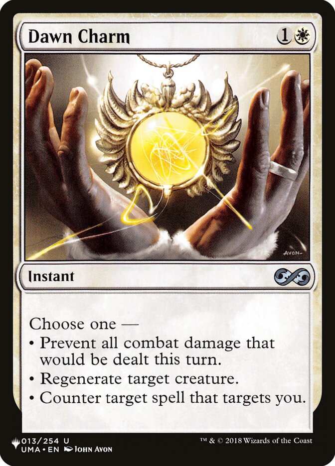 Dawn Charm - The List