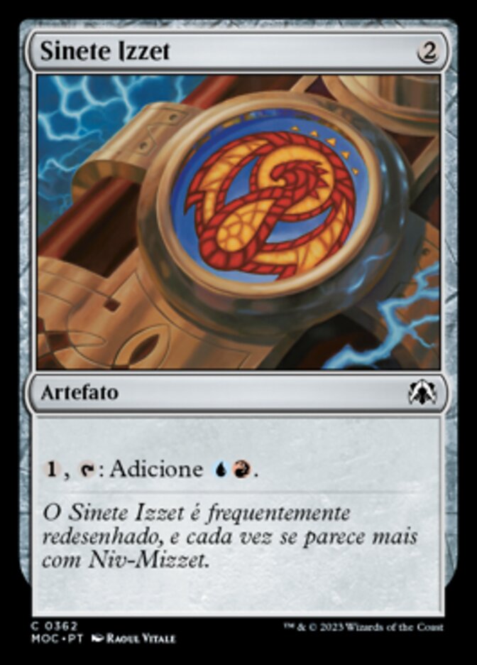 Sinete Izzet - March of the Machine Commander