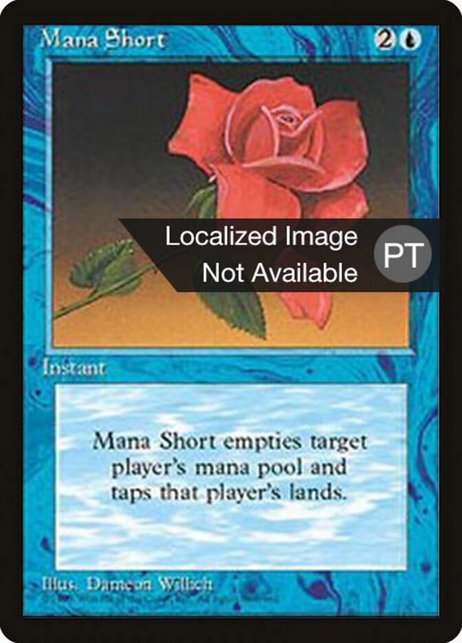 Escoadouro de Mana - Fourth Edition Foreign Black Border