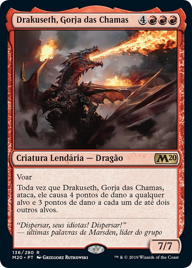 Drakuseth, Gorja das Chamas - Core Set 2020