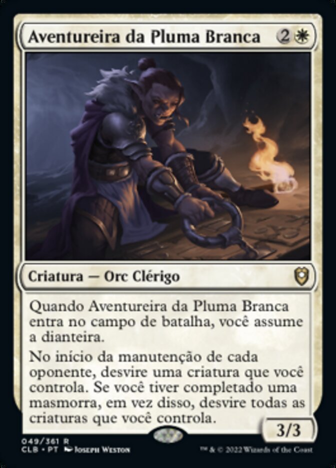 Aventureira da Pluma Branca - Commander Legends: Battle for Baldur's Gate