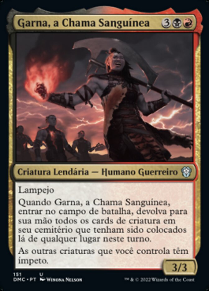 Garna, a Chama Sanguínea - Dominaria United Commander