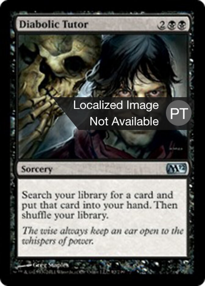 Tutor Diabólico - Magic 2012