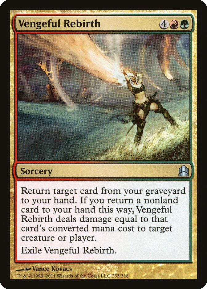 Vengeful Rebirth - Commander 2011