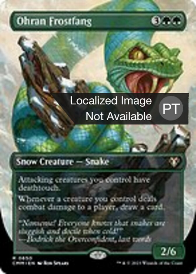 Presa-gélida de Ohran - Commander Masters