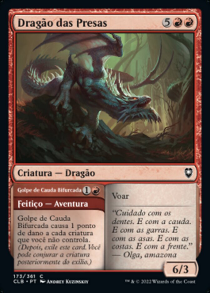 Fang Dragon // Forktail Sweep - Commander Legends: Battle for Baldur's Gate