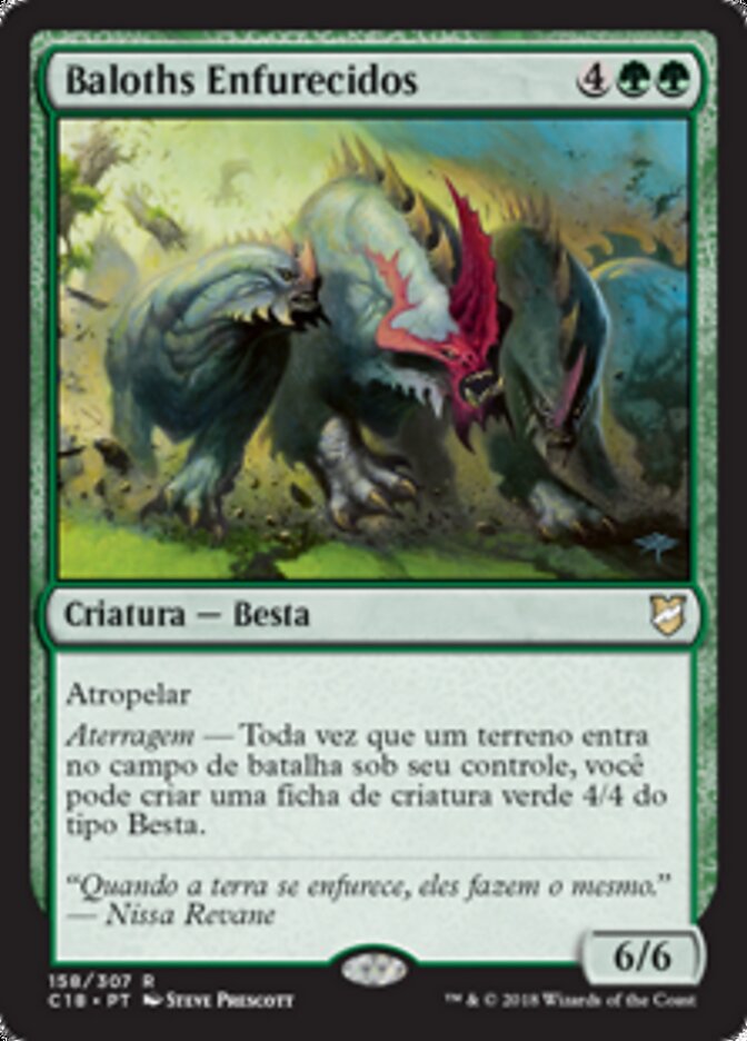 Baloths Enfurecidos - Commander 2018