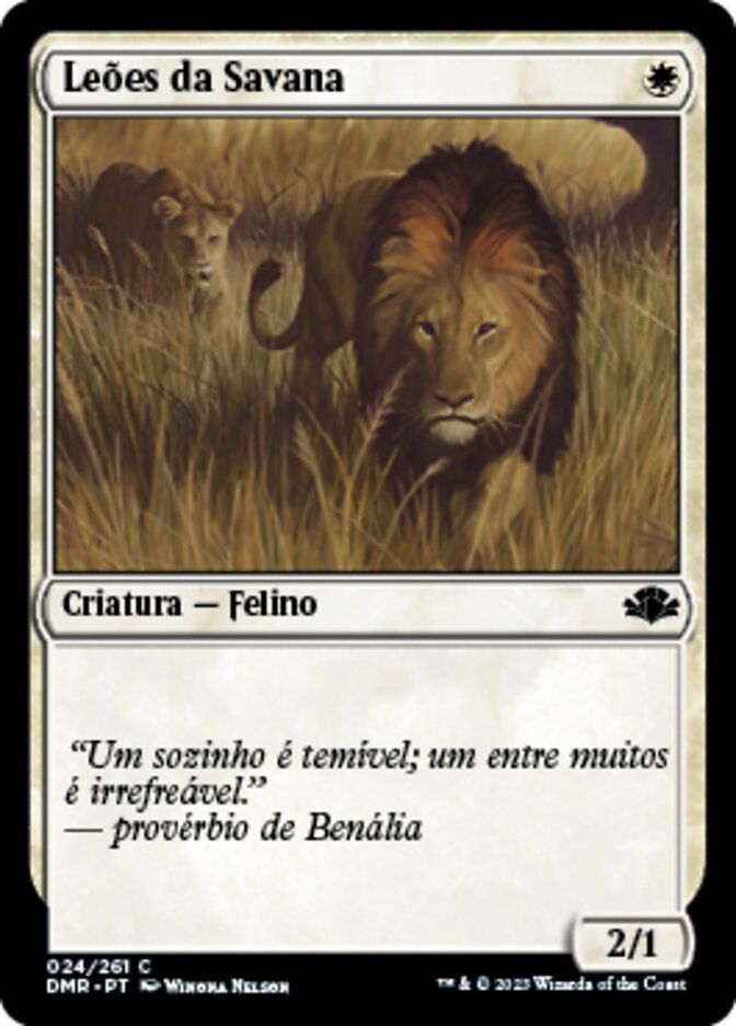 Leões da Savana - Dominaria Remastered