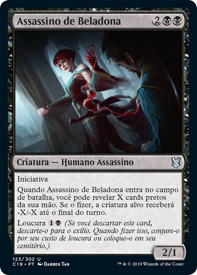 Assassino de Beladona - Commander 2019