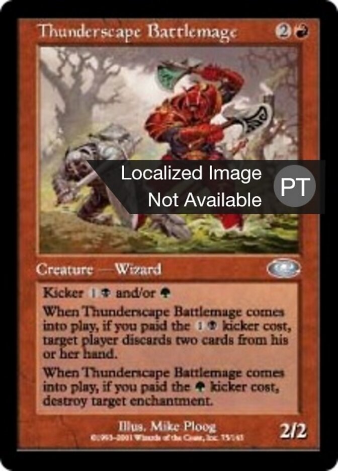 Mago de Batalha de Thunderscape - Planeshift