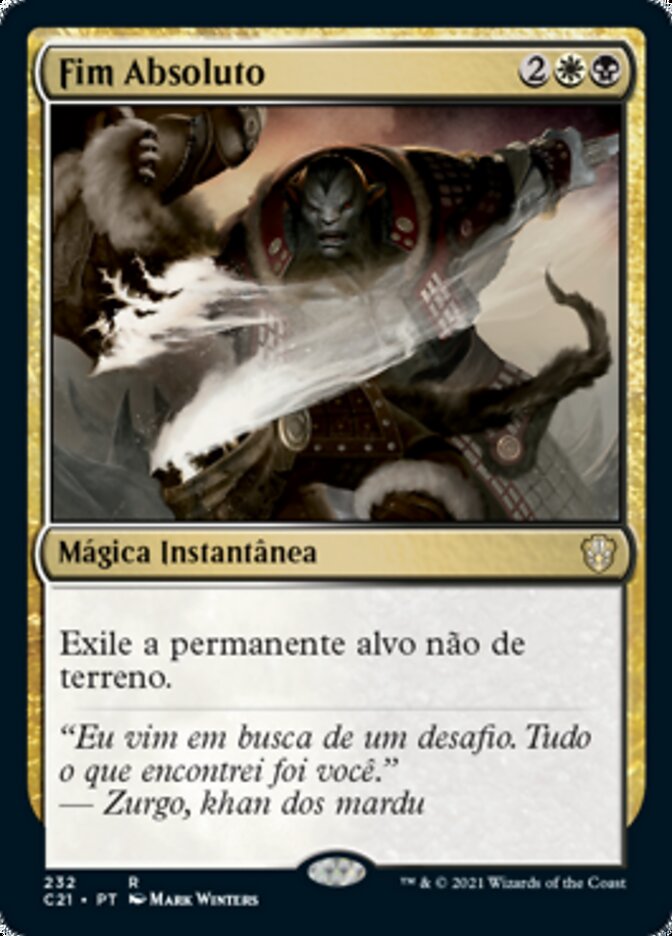 Fim Absoluto - Commander 2021
