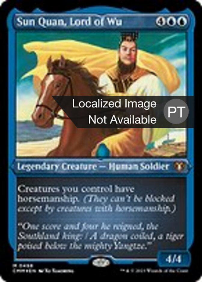 Sun Quan, Senhor de Wu - Commander Masters