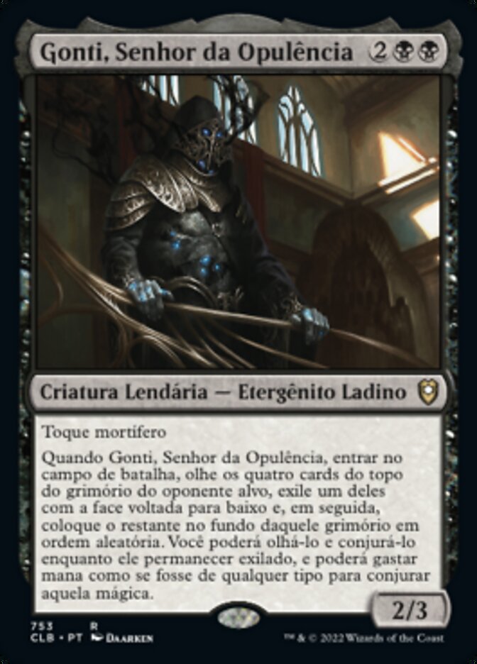 Gonti, Senhor da Opulência - Commander Legends: Battle for Baldur's Gate