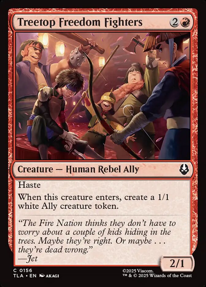 Treetop Freedom Fighters - Avatar: The Last Airbender