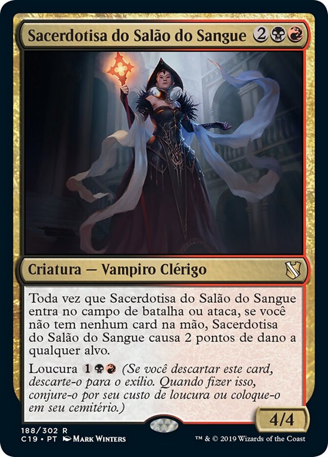 Sacerdotisa do Salão do Sangue - Commander 2019