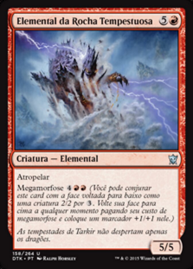 Elemental da Rocha Tempestuosa - Dragons of Tarkir