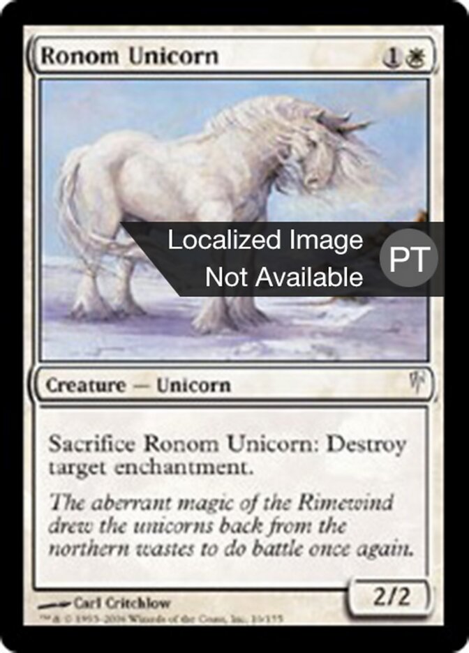 Unicórnio de Ronom - Coldsnap