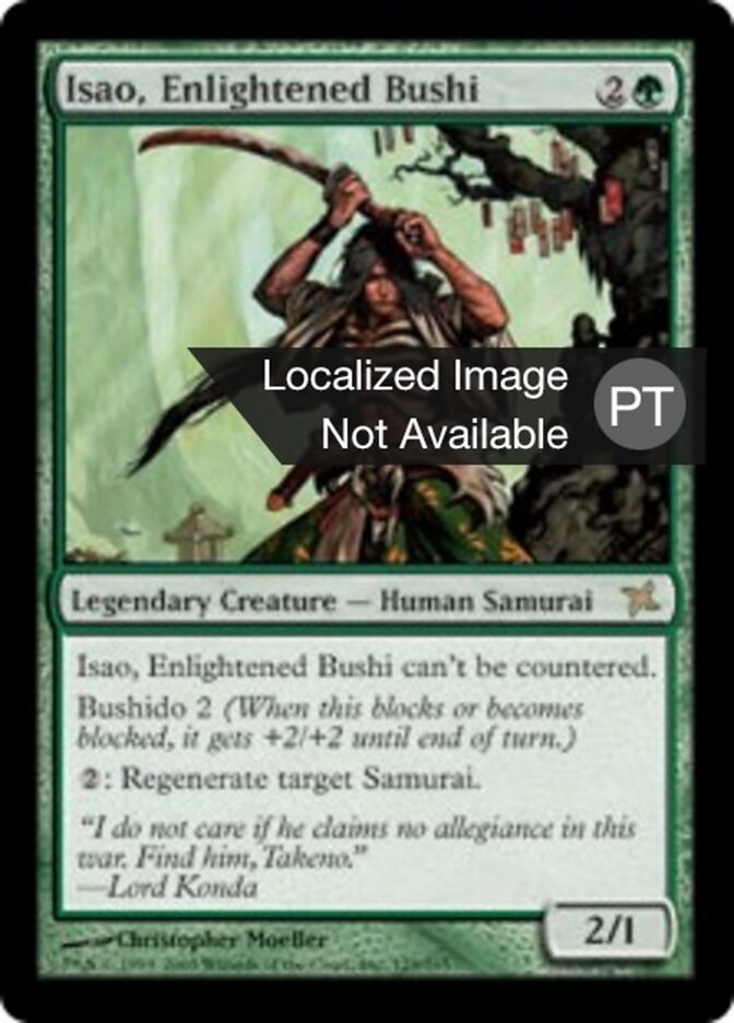Isao, Bushi Iluminado - Betrayers of Kamigawa