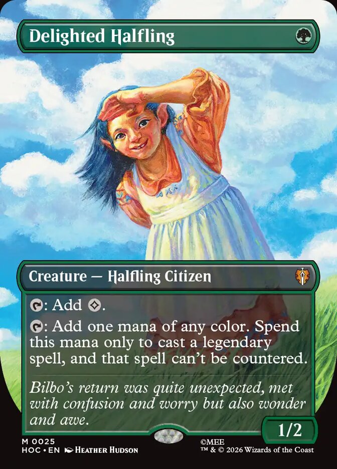 Delighted Halfling - The Hobbit Eternal