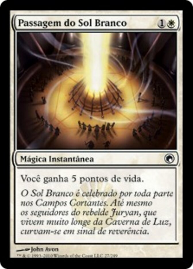 Passagem do Sol Branco - Scars of Mirrodin