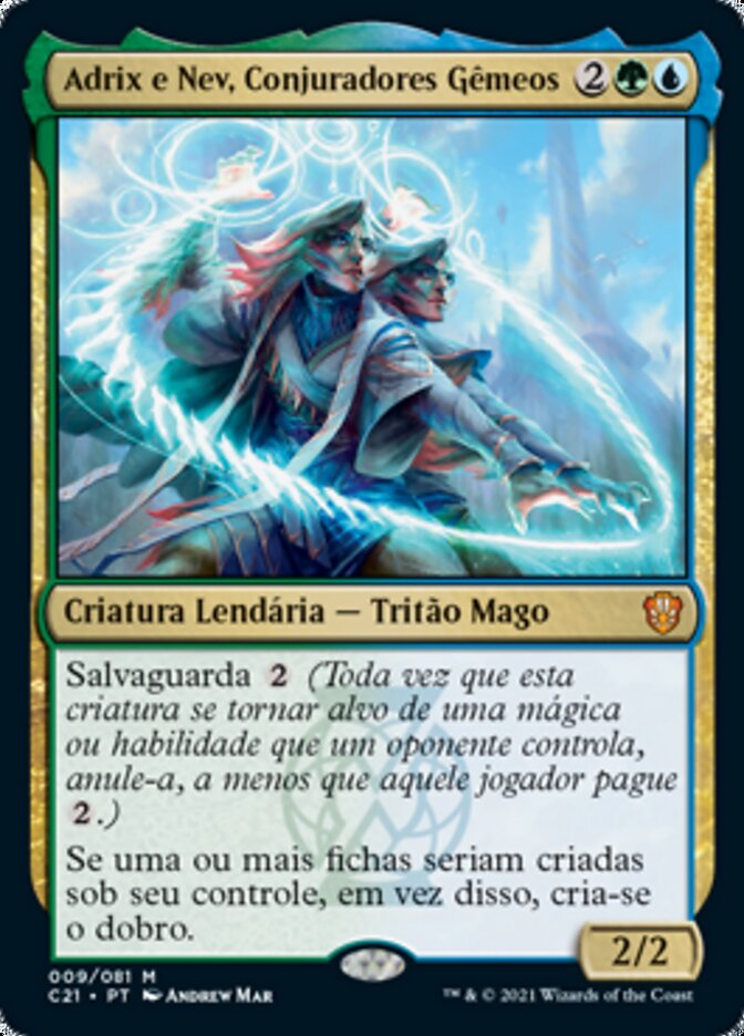 Adrix e Nev, Conjuradores Gêmeos - Commander 2021