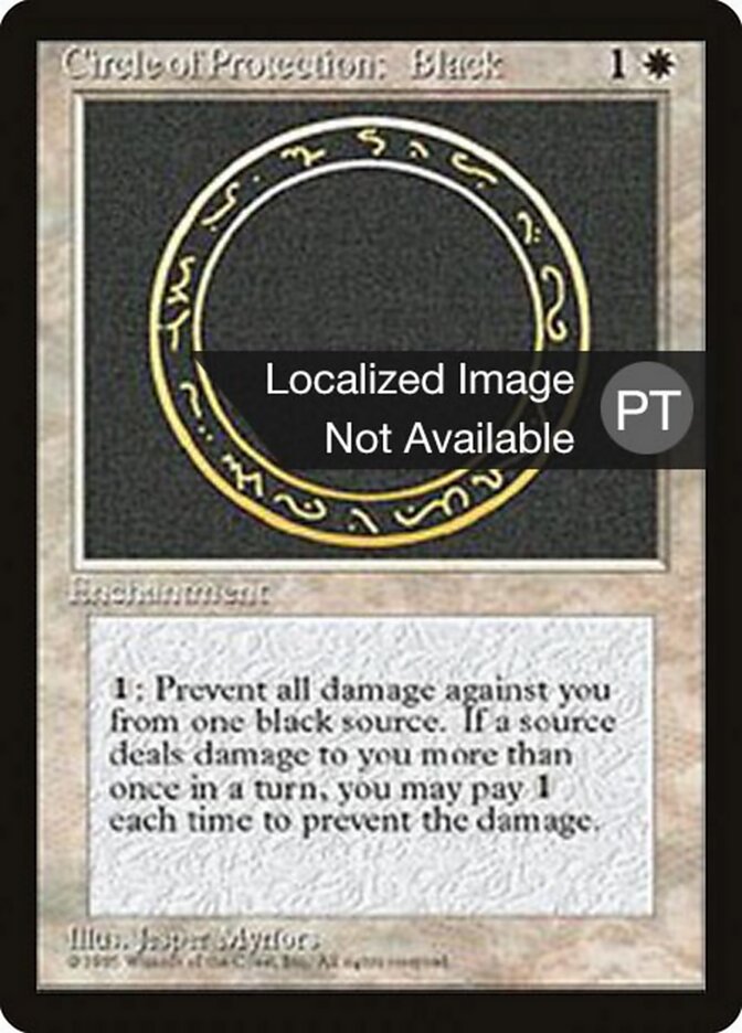 Círculo de Proteção: Preto - Fourth Edition Foreign Black Border