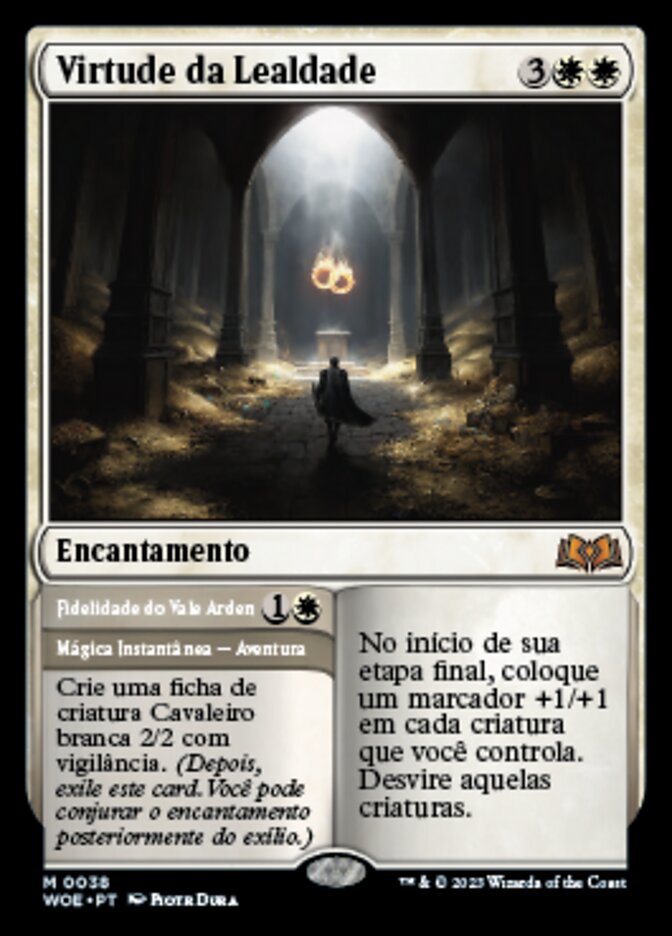 Virtue of Loyalty // Ardenvale Fealty - Wilds of Eldraine
